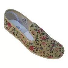 Zapatilla Pancha De Mujer Estampada (fokker 405)