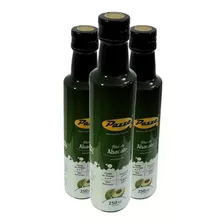 Kit 3 Óleo Azeite De Abacate Extra Virgem Pazze 250ml.