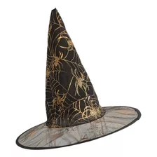 Gorro Sombrero De Bruja C/ Pelo Disfraz Halloween