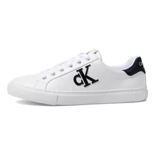 Tenis Calvin Klein Originales Mujer Comodos Casual Blanco 3