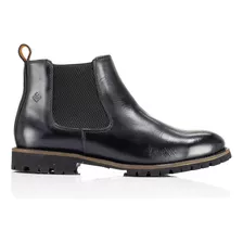 Bota Botina Feminina Chelsea Boots Couro Legítimo