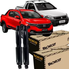 Kit Amortecedor Novo Monroe Fiat Strada 1.8 2008 2020