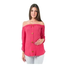 Blusa Maternidad Rayón Manga Larga - 026mat