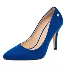 Zapatilla Cerrada Moramora 114220903 Mujer Color Azul E6