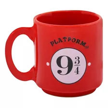 Caneca Mini Tina Colecionável 100ml Empalhável Harry Potter Cor Plataforma 9 3/4