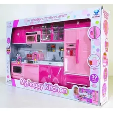 Conjunto De Mini Cozinha Infantil Completa - Rosa