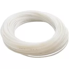 Tubo Nylon Tecalon Pa6 - 4,75mm (3/16) X 3,15mm Branco 20 M