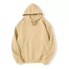 Hombre De Gran Tamaño Grueso Y Liso Para Sudadera Con Capuch