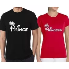 Dúo De Playeras Disney Prince And Princess