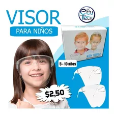 Protector Visor Facial Acrílico Tipo Gafas Niños