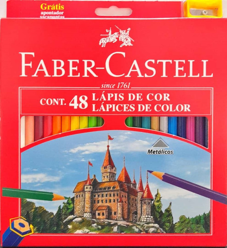 Creyones Faber Castell De 48 Ecolápices De Color