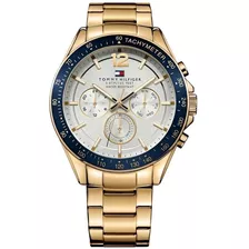 Relógio Tommy Hilfiger Th1791121 Orig Gold Blue