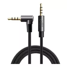 Cable Aux Hi-fi Para Audífonos 3,5 Mm De 4 Polos (trrs) 