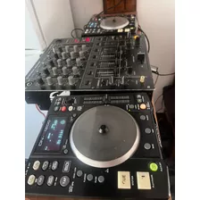 Bandeja Cdj Denon S1200 + Mixer Pionner Djm-500