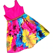 Vestidos Para Niñas De Mariposas Y Flores - H