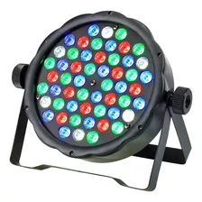 Kit 12 Canhões Par 64 54 Leds 3 Watt Rgbw Bivolt Dmx Batida