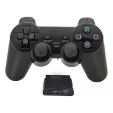 Joystick Control Inalambrico 3 En 1 Compatible Ps3 Ps2 Pc ® Color Negro