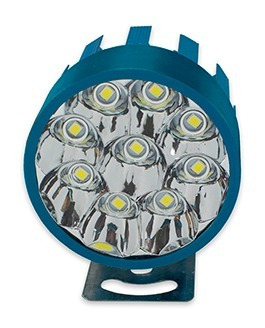 Faro 9 Led Redondo 18w Auxiliar Base Aluminio  Foto 8