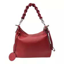 Cartera Cuero Ecológico Crt71 Rojo