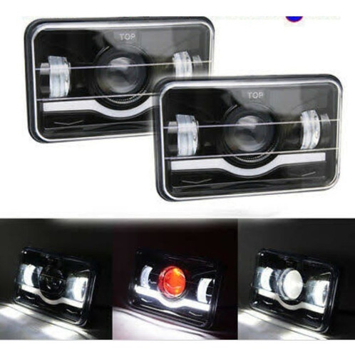 Par Faros Freightliner Con Lupa 4x6 Foto 5