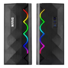 Parlantes Gaming Pc Marvo Sg-269 Bluetooth Iluminacion Rgb