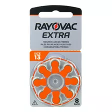 Pilas Audifono 13 Rayovac Extra Pr48 Pack X 40 Unidades Bp8