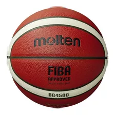 Pelota De Basketball Molten No.7 Cuero Profesional Color Naranja