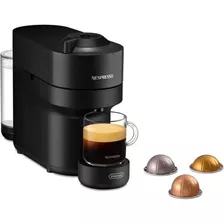 Cafetera Nespresso Vertuo Pop Super Automática Negra Color Negro