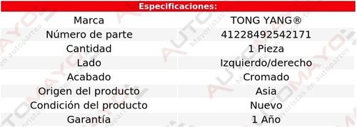 Un Bisel Izquierdo O Derecho Crom Tong Yang Combi 1977-1998 Foto 2