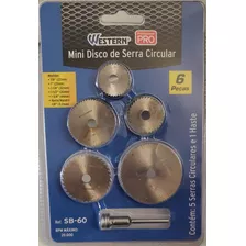 Mini Disco Serra Circular Micro Retifica Furadeira Kit 6 Pç 