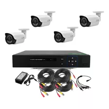 Naxido Kit Seguridad P2p Fullhd 1080p Dvr 4 Camaras F Ppct