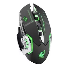 Mouse Óptico Para Jogo Com Fio Free O Wolf X8 Black 