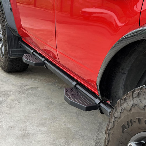 Estribos Laterales Compatibles Con Ford Bronco Con Rieles De Foto 6