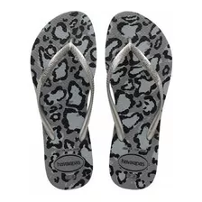 Ojotas Havaianas Originales Slim Animals Gris - Fira Line