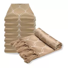 Manta Xale Gigante Para Sofá Medalhão 3m X 2,80m Cor Stylish Cor 20 Desenho Jacquard