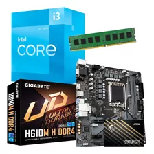 Combo Actualizacion Pc Intel I3 12400 + 8 Gb Ssd 240 Gb