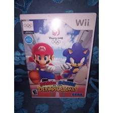 Jogo P/ Nintendo Wii Mario Sonic Olympic Games Beijing 2008