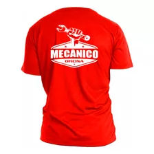 Camiseta Mecânico Mecânica Uniforme Profissional Serviço