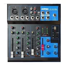 Consola Mixer 4 Canales Profesional Con Phantom Efectos Usb