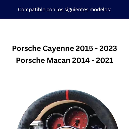 Funda Cubre Volante Para Porsche Macan Cayenne 2014 - 2023 Foto 2