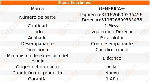 1_ Espejo Elect P/pintar C/desemp Pilot 2019/2020 Genrica Foto 2