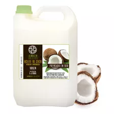 Aceite De Coco Virgen Puro Y Natural Prensado Frio 5 Litros