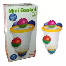 Mini Basket Para Jugar En El Baño Antex Con Pelotas Ventosa