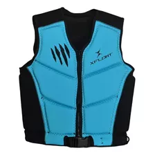 Colete Salva Vidas Neoprene Xfloat Enzo 2.0 Homologado Azul