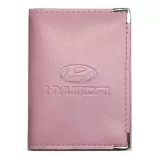 Capa Carteira Hyundai (serie Carro Na Cor Rosa)