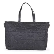 Bolsa Tote Cloe Para Mujer Material Reciclado Nylon 100% Color Negro