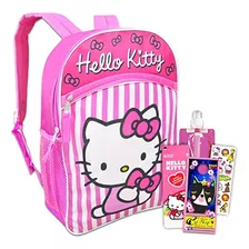 Fast Forward Hello Kitty Mochila Para Niñas - Paquete Con Mo