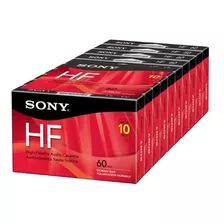 Sony 10 C60hfl 60minute Hf Grabadores De Cassette 10 Ladril