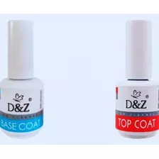 Kit Preparadores D&z Base Coat E Top Coat - 2 Itens