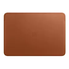 Estuche De Cuero Sleeve Saddle Brown Para Macbook Pro 16 